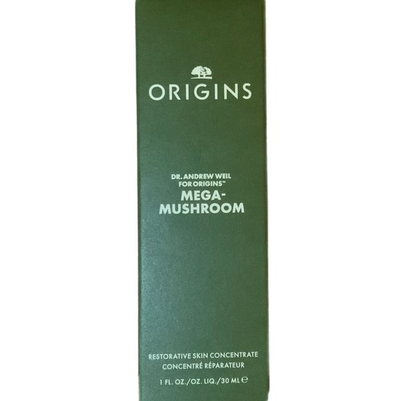 NEW Dr. Weil Origins Mega-Mushroom Restorative Skin Concentrate 1oz - Picture 3 of 5